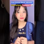 You have to choose b/w ₹1 or a Blue Jacket😱🤫 #shorts #ytshorts #foryou