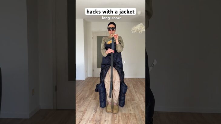 hacks with a jacket: long-short #hacks