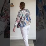 Paisley Print Lightweight Jacket from Erfo #agelessstyle #summeroutfits