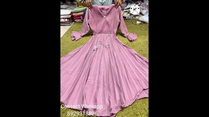 💁 Rinkle Cotton Gown with Removable Shrug jacket Length 48” Size-36,38,40,42 Rs👉899/-🔥🔥🔥🔥🔥🔥🔥🔥🔥🔥🔥🔥🔥