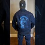 2PAC custom denim jacket 👑 who wants it??? #2pac #robtheoriginal
