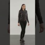 Brown Real Leather Bomber Jacket for Women | J Sons Leather | 100% Genuine Leather
