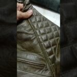 Green Vintage Leather Jacket. Whatsapp @ +923344352120 #vintage #leatherjacket #uk #chile #australia
