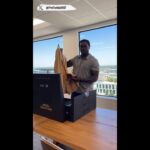 Patrick Willis unboxing his Hall of Fame Gold Jacket 🥹