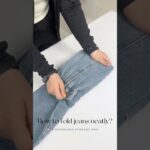 The Ultimate Hack for Folding Your Denim Jacket in 30 Seconds!