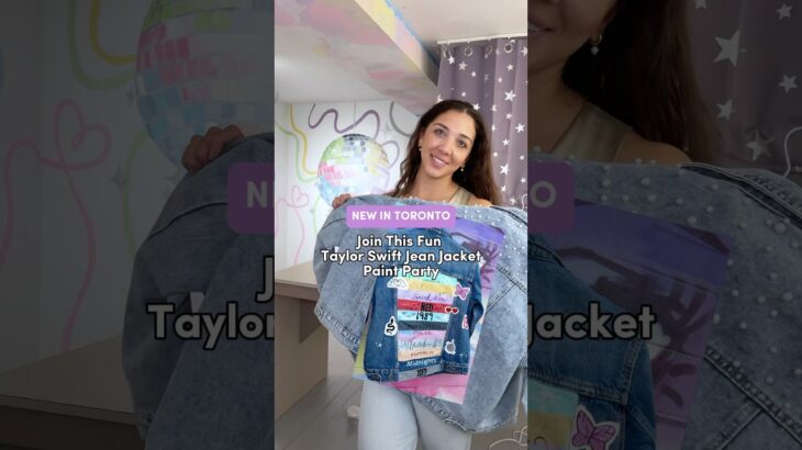 DIY Jean Jacket for the Taylor Swift Concert! #toronto #diycrafts #taylorswift #erastour