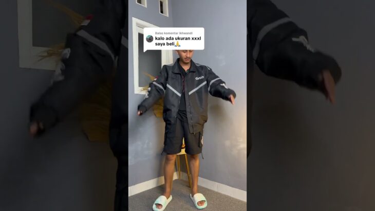 Jaket ojol hitam #rekomendasi #jaket #outfit