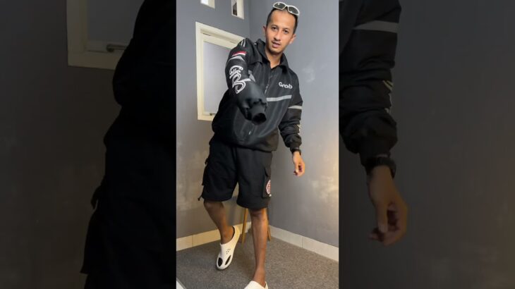 Jaket grab hitam #rekomendasi #outfit #jaket