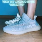 PK God Yeezy Boost 350 v2 Cloud White Reflective On Feet Review from Beyourshop.ru
