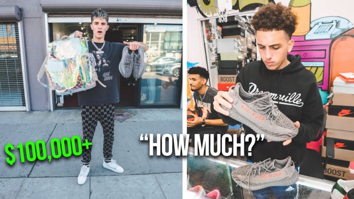 Trying to Sell Fake Yeezys While Wearing a $100,000 Outfit!
