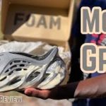ADIDAS YEEZY FOAM RNNR ( RUNNER ) MXT MOON GRAY SNEAKER REVIEW