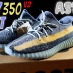 YEEZY BOOST 350 V2 ”ASH” BLUE REVIEW 4K