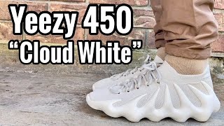 adidas Yeezy 450 “Cloud White” Review & On Feet