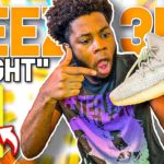 YEEZY BOOST 350 LIGHT ON FEET REVIEW! IT CHANGES COLOR! 🔥