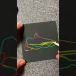 Adidas Yeezy 500 Kratzbild (Scratch Art)