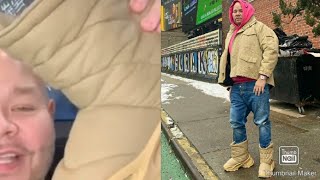 Fat Joe Reacts To Everyone Roasting Him About Wearing Big Yeezy Snow Boots!