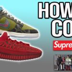 How To Cop : Yeezy 350 Compact ‘Slate Red’ Supreme BOX Logos & Kaws x The North Face