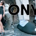 THE COLOR WE’VE BEEN WAITING FOR!  Yeezy Slide Onyx Review and How to Style