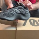 Live box opening and review of Yeezy 700 dark glow | Adidas Confirmed Early Access delivery