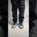 Yeezy QNTM BSKTBL Frozen Blue on feet    #yeezy #yeezyqntm #sneakerhead #fillingpieces