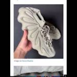 Photos of the adidas Yeezy 450 Stone Flax Sneakers Colorway (YouTubeShorts) Retail Price $210
