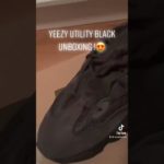 Yeezy Utility Black Unboxing!!👟😍 #yeezy #shorts  #short #youtubeshorts #youtube  #subscribe #shoe