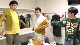 中村フー置きっぱなしスーツの試着会～伊織＆しげ＆こうへい～