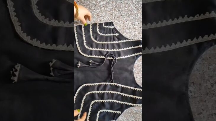 5 rs ki Lace se banaye designer jacket#shortsvideo