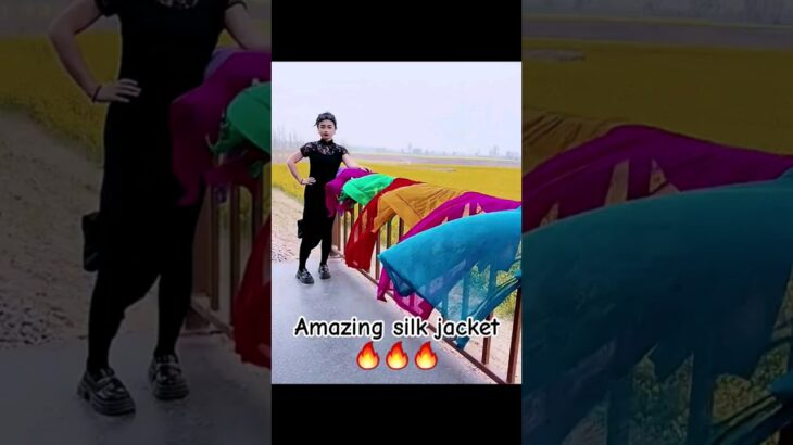 🔥🔥🔥 amazing silk jacket , #shorts #short #youtubeshorts