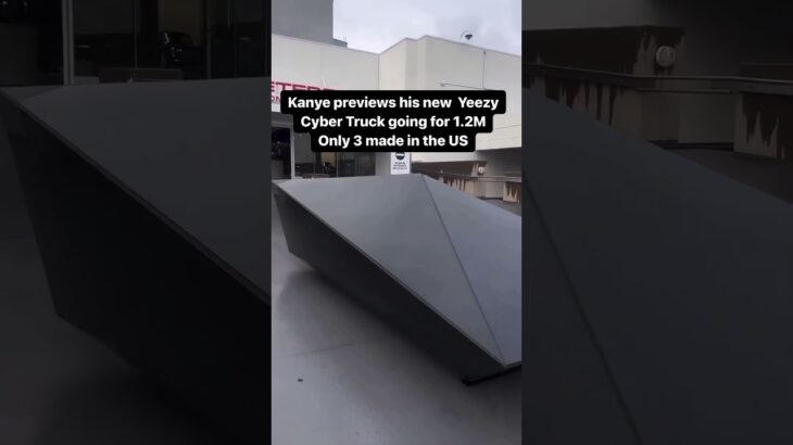 Kanye West’s $1,200,000 Yeezy Cyber Truck