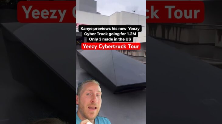 The Yeezy Cybertruck by Kanye West is a LIE
