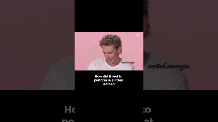 The jumpsuit Leather and the Jacket leather are his weakness #austinbutler#elvismovie#thebikeriders