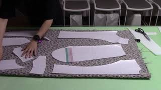 【洋裁教室】おうちで洋裁７１ 　ピークドラペルジャケット　裁断１