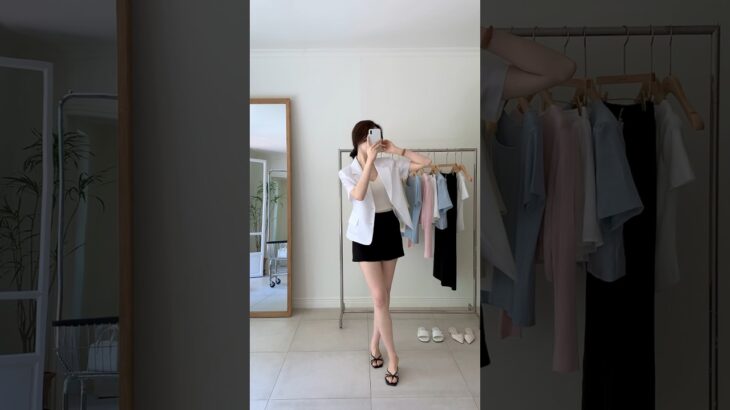 🩵夏ジャケット #オフィスルック