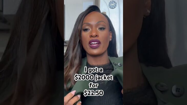 Find out how I got a $2000 vintage Escada jacket for $22.50! #bougieonabudget #fashion #fashionhacks