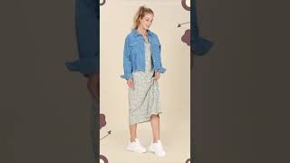 Lilou Frayed corduroy jacket