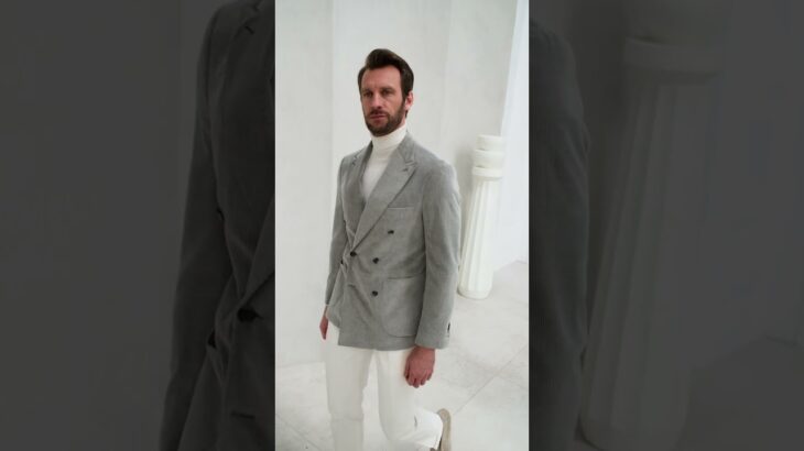 Pini Parma – Sage Corduroy Double Breasted Jacket