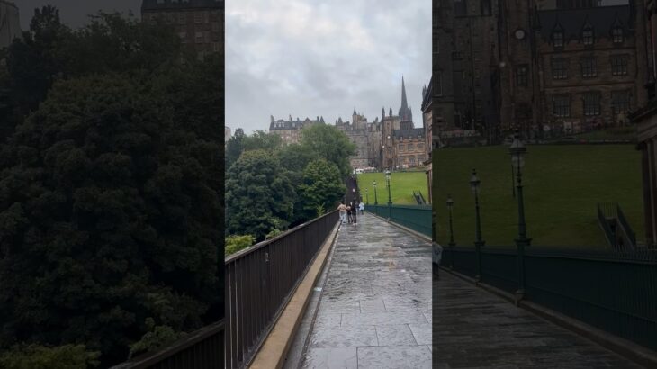 エディンバラの8月の天気です。ダウンジャケット必須です🥶#londonlife #ロンドン #イギリス生活 #edinburgh #エディンバラ #scotland