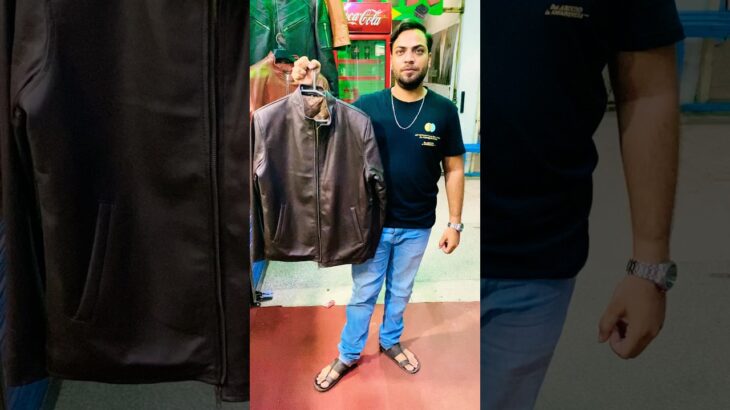 Buy now leather jacket 🧥 #leathermallsialkot #food #leathercomplex #leatherjackets #rap
