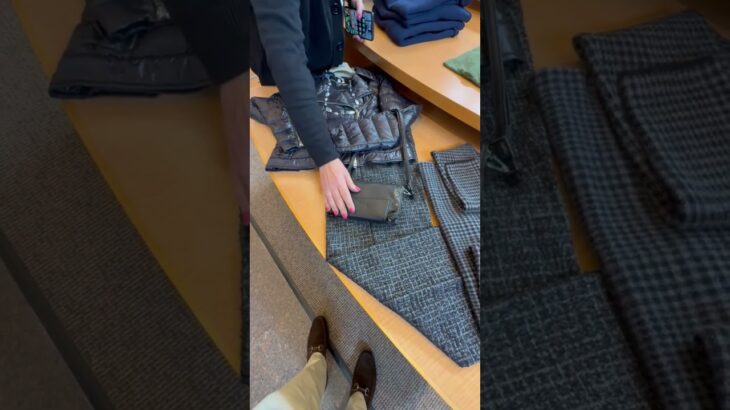 Herno light weight moto jacket in black for her, paired with a cotton cashmere Kinross top, Hammett