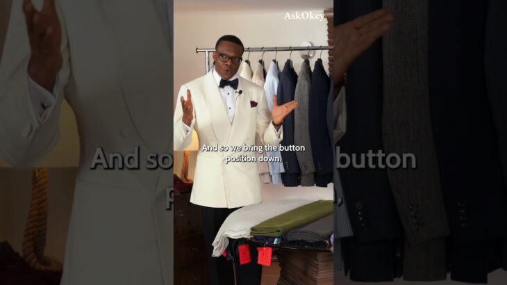 How A Shawl Lapel Dinner Jacket Should Be Designed #shorts