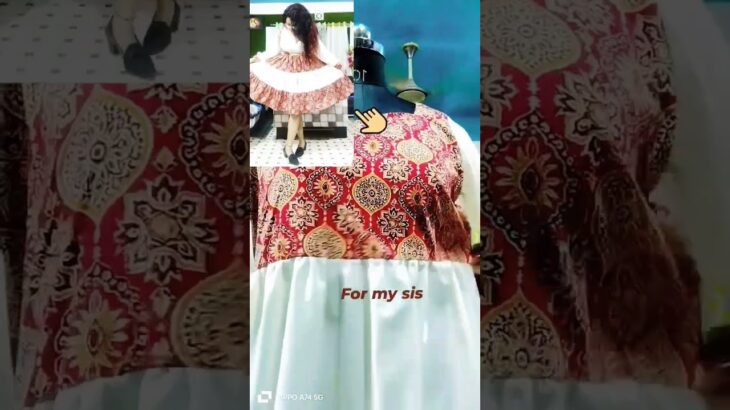 How to make a mini jacket with gown #shortgown  with jacket