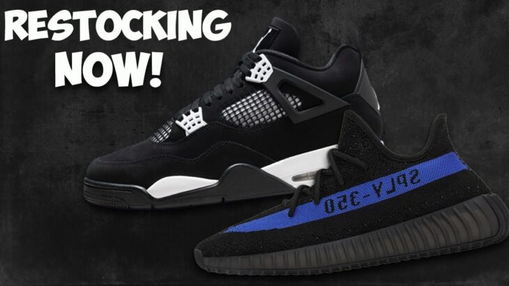Jordan 4 White Thunder RESTOCKING NOW?! Yeezy 350 Dazzling Blues & This Week In Releases!