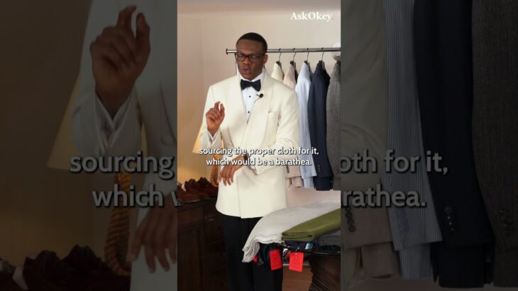 Take a Look at the AskOkey Shawl Lapel Dinner Jacket #shorts