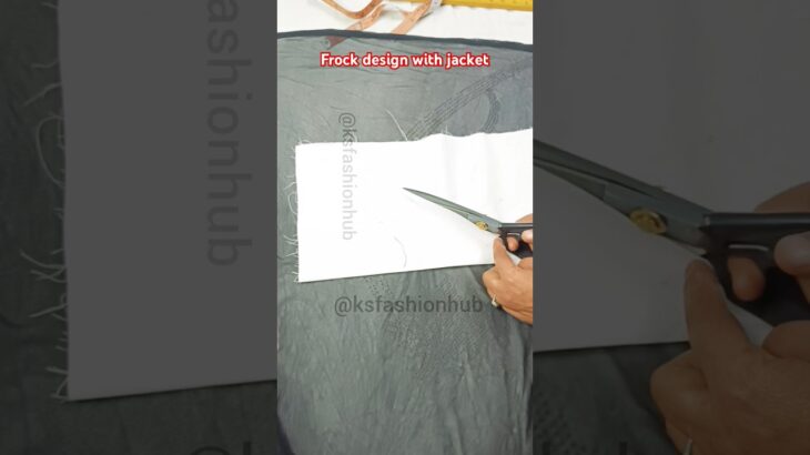 🤗new frock design with jacket ✨ #viralshort #shorts #frock #frockdesign #ytshorts