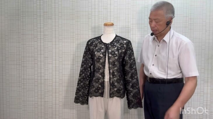 花柄レースジャケット