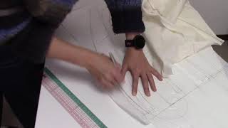 【洋裁教室】おうちで洋裁１８３　スーツ（ダブルジャケット）パターン修正