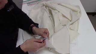 【洋裁教室】おうちで洋裁１８４　スーツ（ダブルジャケット）トワル修正