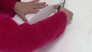 【洋裁教室】おうちで洋裁１９０　スーツ（ダブルジャケット）パターンカット