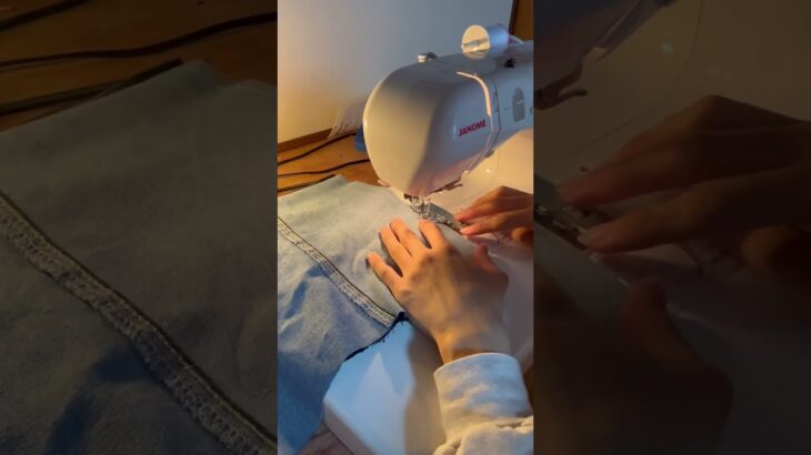 【1日目】毎日パンツ制作 #古着 #リメイク #トラックジャケット